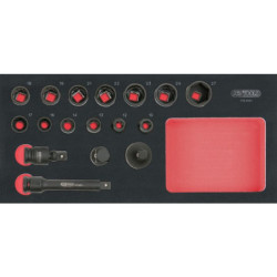 Composition d'outils 5 tiroirs pour servante Kstools 384 pièces