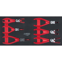 Servante Ultimate Kstools blanche 7 tiroirs équipée de 384 outils