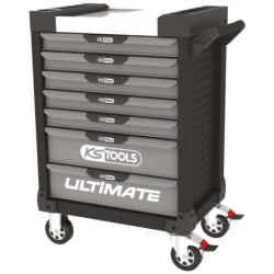 Servante Ultimate Kstools gris/noir 7 tiroirs équipée de 158 outils