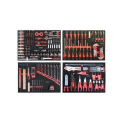 Servante One By One Kstools noire 7 tiroirs équipé de 275 outils