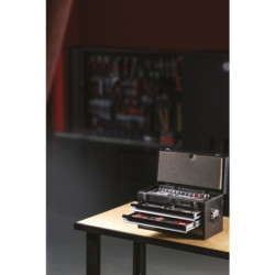 Coffre à outils ultimate Kstools métallique équipé de 114 pièces 3 tiroirs