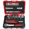 Coffret de douilles et accessoires Ultimate 1/4 Kstools 27 pièces