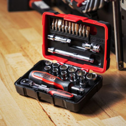 Coffret de douilles et accessoires Ultimate 1/4 Kstools 27 pièces