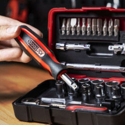 Coffret de douilles et accessoires Ultimate 1/4 Kstools 27 pièces
