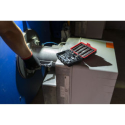 Coffret de douilles et embouts Ultimate 1/4 Kstools avec cliquet Modifix - 52 pièces