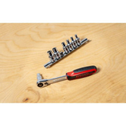 Rail de 7 douilles Torx 1/4 Kstools femelle de 4 à 11 mm