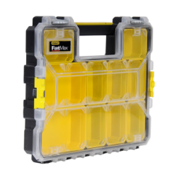Organiseur etanche profondeur 64 mm Stanley 10 compartiments amovibles