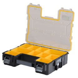Organiseur étanche profondeur 106 mm Stanley Fatmax 10 compartiments amovibles