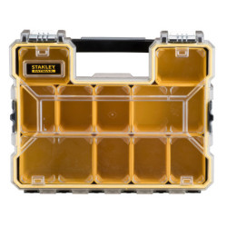 Organiseur étanche profondeur 106 mm Stanley Fatmax 10 compartiments amovibles