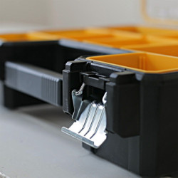 Organiseur étanche profondeur 106 mm Stanley Fatmax 10 compartiments amovibles