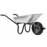 Brouette Haemmerlin Aktiv Premium galvanisée roue gonflée 90 L