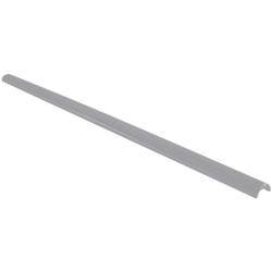 Tringle demi-ronde Torbel époxy noir 16×8 mm – Longueurs 1300 et 2500 mm