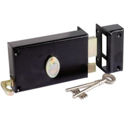 Serrure en applique Metalux série 729 gauche axe 70mm