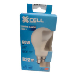 Ampoule LED SMD XXCELL 8W B22 4000K 806 lumens