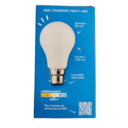 Ampoule LED SMD XXCELL 9.5W B22 4000K 1055 lumens