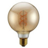 Ampoule LED globe filament incurvé ambré XXCELL - 5 W - 380 lumens - 2100 K - E27