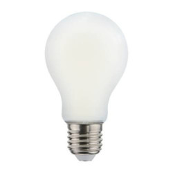 Ampoule LED A60 filament dépoli E27 XXCELL 8.5W - lumière chaude 2700K - 1055lm