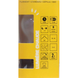 Ampoule LED A60 filament dépoli E27 XXCELL 8.5W - lumière chaude 2700K - 1055lm