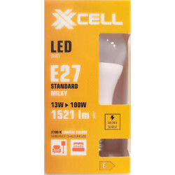 Ampoule LED XXCELL A60 Milky XX500177 13W E27 1521lm 2700K