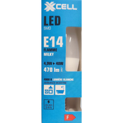 Ampoule LED XXCELL C35 E14 XX500351 4.9W 470lm 4000K