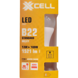 Ampoule LED XXCELL A60 B22 XX500542 13W 1521lm 2700K