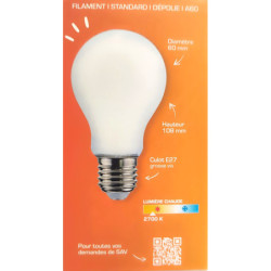 Ampoule LED XXCELL A60 E27 XX500580 10.5W 1521lm 2700K
