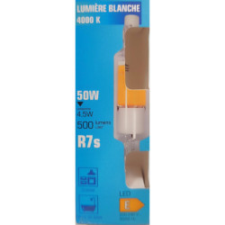 Ampoule LED XXCELL R7s 78mm 4.5W 500lm 4000K claire