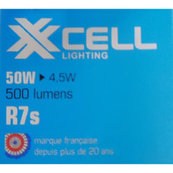 Ampoule LED XXCELL R7s 78mm 4.5W 500lm 4000K claire