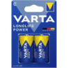 Piles Longlife Power C Varta LR14 1.5V type 04914 Baby 1/2 Torcia Blister x2