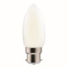 Ampoule LED C35 filament flamme dépolie lumière chaude B22 XXCELL 4.5W 2700K 470lm