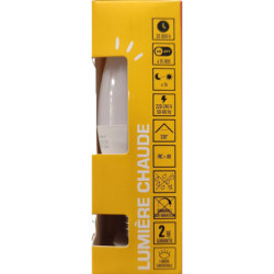 Ampoule LED C35 flamme milky XXCELL E14 4.9W 2700K 470lm – XX500191