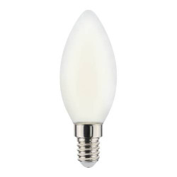 Ampoule LED C35 flamme dépolie XXCELL E14 4.5W 2700K 470lm – XX500368