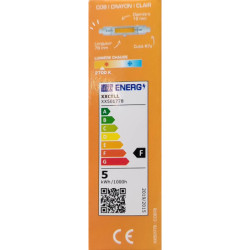 Ampoule LED R7S crayon clair XXCELL 4.5W 2700K 500lm – XX501778
