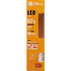 Ampoule LED R7S crayon clair XXCELL 8W 2700K 900lm – 118 mm - Ø 16 mm