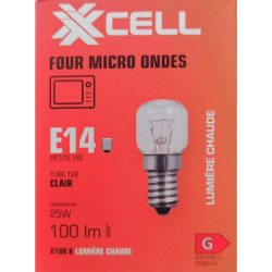 Ampoule four T22 XXCELL E14 25W 2700K – XX502027