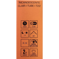 Ampoule four T22 XXCELL E14 25W 2700K – XX502027