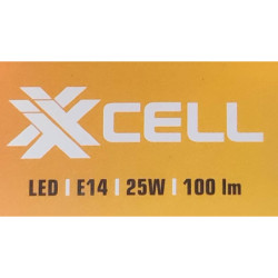 Ampoule four T22 XXCELL E14 25W 2700K – XX502027
