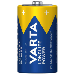 Piles D VARTA LongLife Power LR20 1,5 V – Pack x2