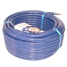 Tuyau air comprimé PVC souple armé Lacmé Ø 8 x 14 mm - 25 m - raccord rapide et embout ISO
