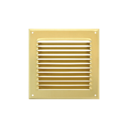 Grille laiton Autogyre à persiennes en applique