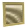 Grille laiton Autogyre à persiennes en applique