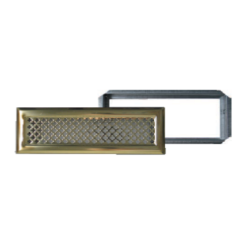 Grille de décompression Autogyre avec précadre – Blanc ou bronze décor