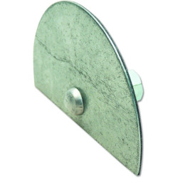 Raclette 1/2 lune Autogyre en acier avec raccord femelle