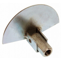 Raclette 1/2 lune Autogyre en acier avec raccord femelle