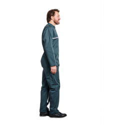 Combinaison double fermeture polyester/coton PBV