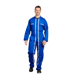 Combinaison double fermeture polyester/coton PBV