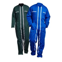 Combinaison double fermeture polyester/coton PBV