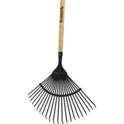 Balai à feuilles 22 dents fil plat ATIS-GREEN H 190,5 × l 51,5 cm
