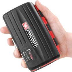 Coffret cliquet et douilles 1/4' manche rotatif 38 pièces Facom
