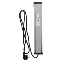 Bloc parafoudre Zenitech 5×16A avec interrupteur – Noir